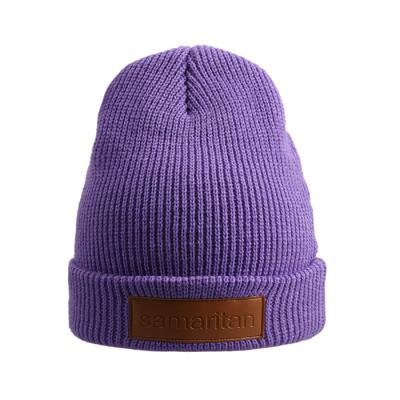 China COMMON Canada Winter Customized Purple Knitted Beanie for sale