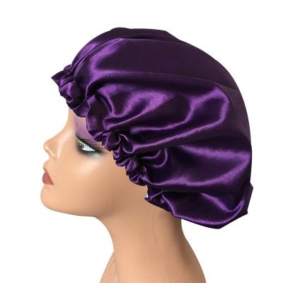 China New Character Design Designers Womens Hair Hat Adjustable Custom High Quality Satin Silk Jumbo Hoods for sale