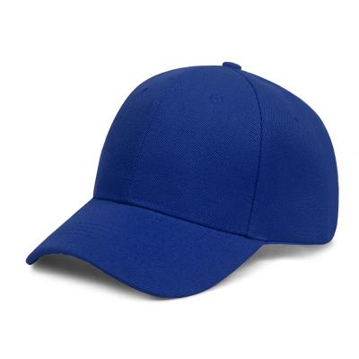 China Hengxing JOINT Mens 6 Panel Black Polyester Blank Baseball Cap for sale