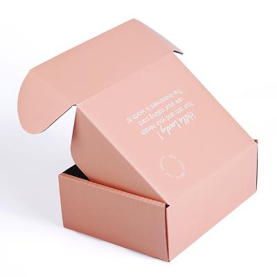 China Recyclable Stylish Gift Wholesale Recycled Corrugated Airplane Grocery Pink Shipping Boxes Bakery Boxes Gift For Paper Boxes for sale