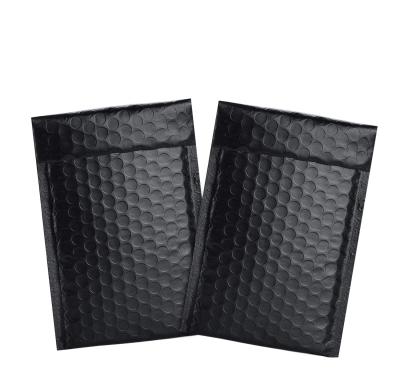 China Gift Maker Black Poly Mailer Bubble Envelopes Mailing Express Packaging Bags for sale