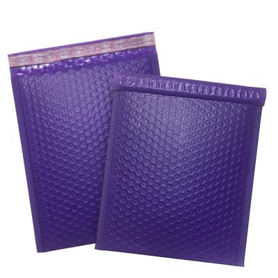 China Purple Bubble Envelopes Poly Package Bubble Mailers Mailing Express Packaging Mailing Bags for sale