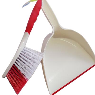 China New Small Home Used Dustpan and Brush Set-RED for sale