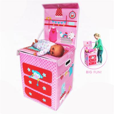 China Custom nonwoven foldable sunrise promotion storage box viable for children exporters for sale