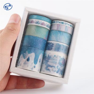 China Waterproof Sunrise Stylish And Premium DIY Custom Design Make Printed Washi Tape for sale