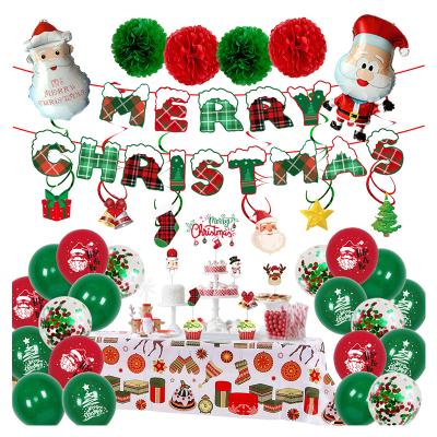 China Modern Santa Shaped Balloon Christmas Helium Balloon Christmas Balloon Set Merry Christmas for sale