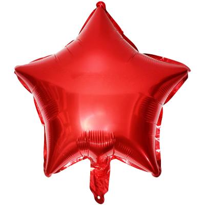 China 18 inch luxurious modern star shaped foil polyester foil balloon birthday decoration for sale