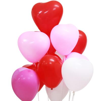 China Modern Latex Balloon Love Heart Color Latex Party Supplies Event Valentine's Day Gift for sale