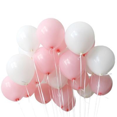 China Round 100pcs/bag Modern 10 Inch 2.2g Thick Matte Latex Balloon Birthday Party Wedding Decoration Supplies for sale