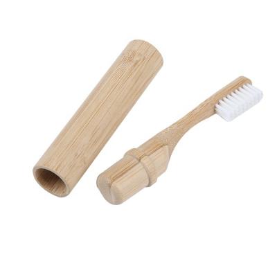 China Manual/Bamboo/With Hotel Soft Bamboo Toothbrush Case Travel Case Customized Daily Bamboo Toothbrush Necessities Wholesale for sale