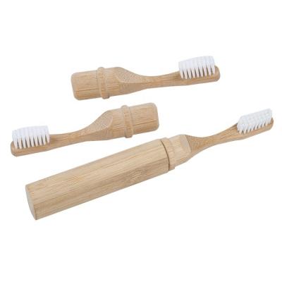 China Soft New Design Natural Eco-Friendly Custom Engraving Logo Bamboo Toothbrush for sale