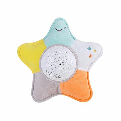 China Star Projector New Arrival Baby Sleep Pentagon Projection Lamp Plush Toys Custom Kids Relieve Music Light And Plush Toys for sale