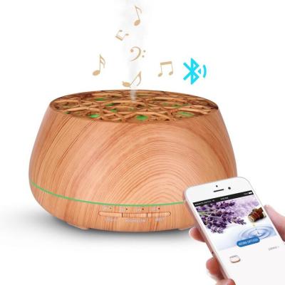 China 400ML Household Air Humidifier Ultrasonic Essential Oil Diffuser With Speaker Music Function for sale