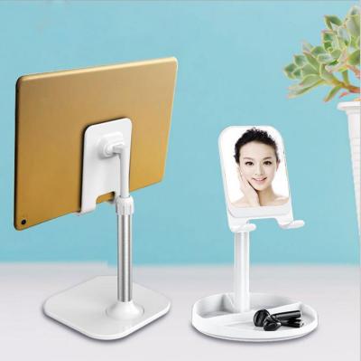 China Wholesale Durable Metal Universal Table Tablet Stand Lazy Mobile Desk Phone Holder for sale