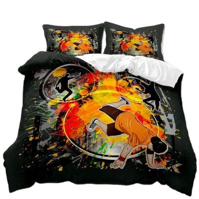 China Sustainable 3D digital printing thick feather silk quilt fat quilt winter bed warm winter cold halloween hip hop for sale