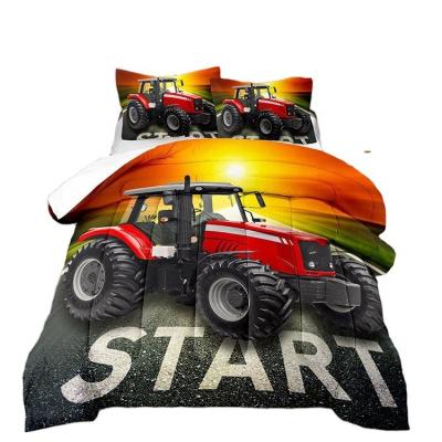 China Sustainable 3D digital printing thick feather silk quilt fat quilt winter bed warm winter cold halloween locomotive engine for sale