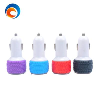 China Tire Mini USB Durable Unique Design 5V-1A Car Charger For Many Car Types for sale