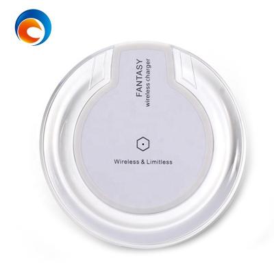 China For Most Products Digital Smart Imagination Qi Wireless Charger With Led Power Bank Light Mobile Charger K9 Crystal Wireless Charger For Mobile Phone for sale