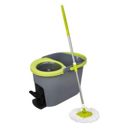 China Sustainable EasyWring Microfiber Magic Mop and Bucket for sale