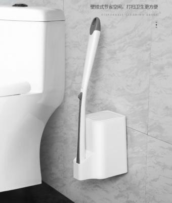 China Modern Disposable Toilet Brush No Dead Angle Household Toilet Wall Mounted Advanced Cleaning Brush for sale