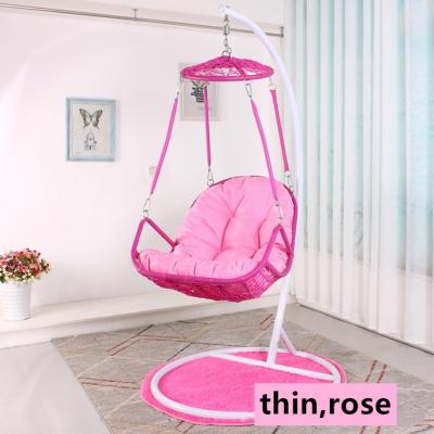 China EUROPEAN High Quality Customized Color Swing Indoor Hanging Chair With Straw Hat for sale