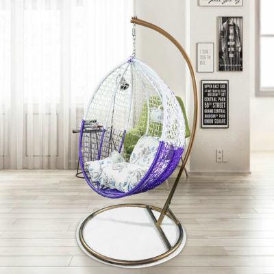 China EUROPEAN High Quality Customized Logo Egg Swing Hanging Chair With Armrest for sale