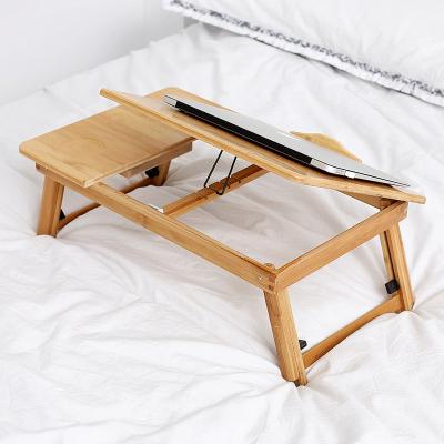 China Cheap Adjustable Computer Standing Computer Desk (Height) Adjustable Wooden Modern Folding Laptop Desk Study Desk for sale