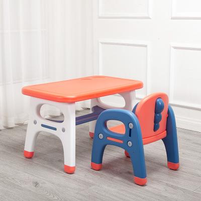 China Eco-friengly New Design Baby Table Set Kids Height Adjustable Desk Set Drawing Table For Kids Study for sale