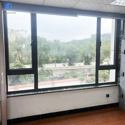 China Zonron Slim Modern Triple Pane Glass House Swing Window Tilt And Turn Windows Soundproof Aluminum Swing Window for sale