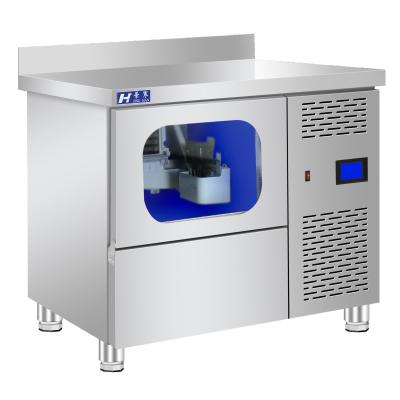 China Blue Light Commercial Ice Maker Machine Restaurant Equipment Ice Machine for sale