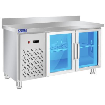 China Blue Light Commercial Refrigerated Cabinets Customizable Refrigeration Equipment for sale