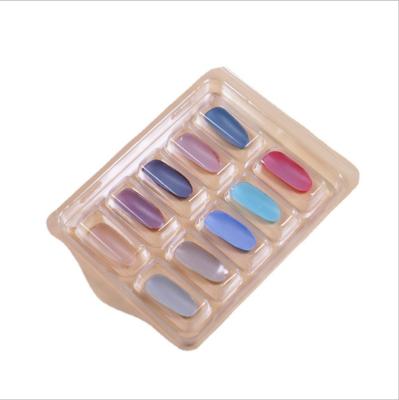 China Safe Custom Plastic Nails Blister Inserts In Tray Packaging With Clear Lid for sale