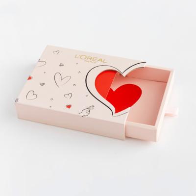 China Recyclable custom creative pink access box valentine's day packaging box for sale