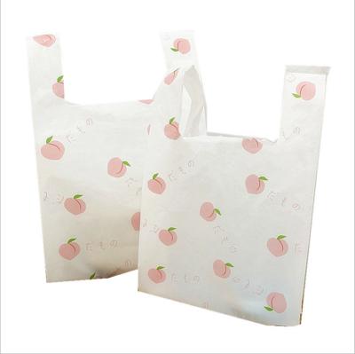 China Cornstarch PLA PBAT T-shirt Moisture Proof Compostable Biodegradable Plastic Bags Carry Custom Eco Friendly HDPE/LDPE Bioplastic Shopping Bags for sale