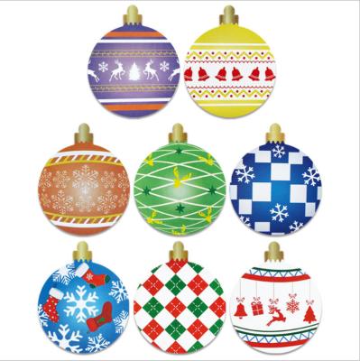 China Custom Self Adhesive Scratch-off Christmas Gift Label Stickers for sale