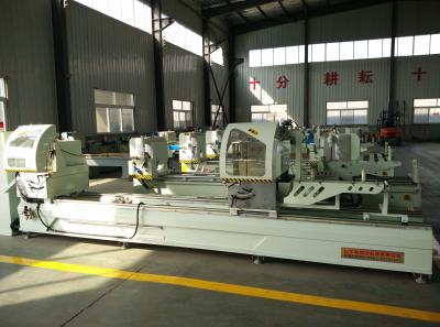 China Aluminum Vinyl Window Upvc Double Head Cutting Saw Machine for sale