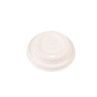 China 90mm Disposable Compostable Biodegradable Biodegradable Eco Friendly Bagasse Coffee Cup Lid for sale