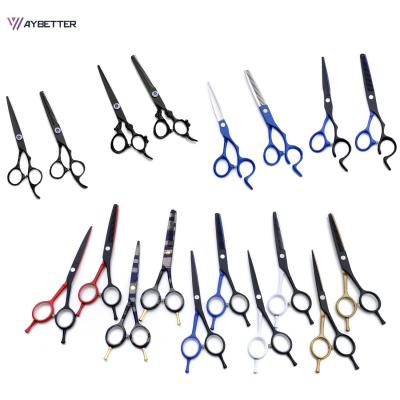 China Professional Scissors Hair Thinning Scissors Cut Haircut Salon Scissors Barber Shears Hairdressing Thinning Scissors Set for sale