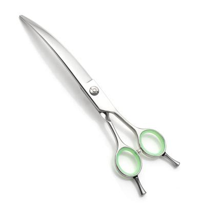 China Curved Sustainable Waybetter To Balance Scissors Chunking Handle Dog Grooming Scissors 7 Inch OP02-70C for sale