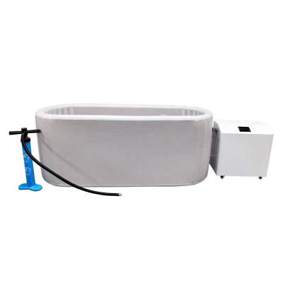 China Mini Refrigeration System Cooldown 500L Capacity Tuya Smart Control Ice Bath Fast Cooling Refrigerator Ce Certification with Inflatable Bathtub for sale