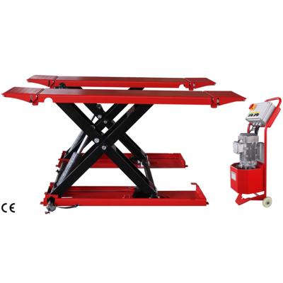 China Mobile Mid-Rise Scissor Lift Pneumatic Open 3500 Kg for sale