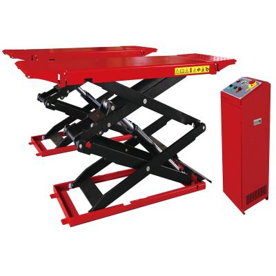 China Ultra Thin Scissor Car Lift Pneumatic Open YL635FW 3500kg High Quality for sale