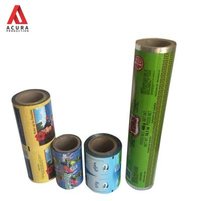 China High Quality Moisture Proof Customize Color Logo Laminated Aluminum Foil Food Packaging Plastic Roll Film for sale