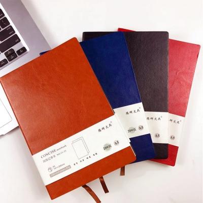 China Custom Leather Hardcover PU Leather Weekly Budget Planner with Stickers Pocket Notes for sale