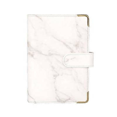 China Custom Personal Hardcover Book Marble Budget Personal Planner with Cash Envelopes for sale