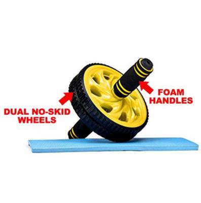 China abdominal roller Ab Wheel with Foam Comfort Grip abdominal roller trainer for sale