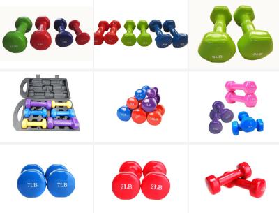 China PVC dumbbells 5kg, PVC dumbbells 10kg, PVC dumbbell set, PVC dumbbell price for sale