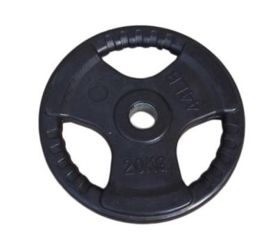 China 10kg tri grip plates, tri grip weight plates rubber, tri grip weight plates 20kg for sale