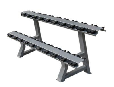 China dumbbell rack 10 pairs, dumbbell rack saddles, dumbbell rack 2 tier for sale