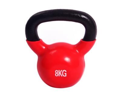 China fitness kettlebells set, vinyl dipped kettlebells, kettlebells for beginners women men for sale